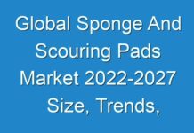 Global Sponge And Scouring Pads Market 2024-2027 Size, Trends, Research Report, Growth Trends, Opportunities, Forecast to 2027