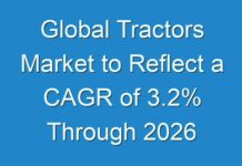 Global Tractors Market to Reflect a CAGR of 3.2% Through 2026