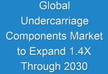 Global Undercarriage Components Market to Expand 1.4X Through 2030