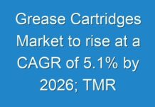 Grease Cartridges Market to rise at a CAGR of 5.1% by 2026; TMR Analyzes Impact of COVID-19 on Market; Stakeholders to Focus on Long-term Dimensions