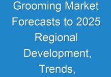 Grooming Market Forecasts to 2025 Regional Development, Trends, Strategy and Profitability Analysis
