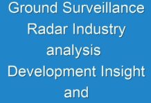 Ground Surveillance Radar Industry analysis Development Insight and Manufacturers Challenge Competitors 2018 – 2026