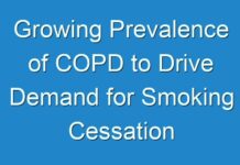 Growing Prevalence of COPD to Drive Demand for Smoking Cessation Products Through 2028