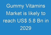 Gummy Vitamins Market is likely to reach US$ 5.8 Bn in 2029