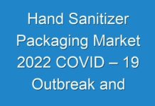 Hand Sanitizer Packaging Market 2024 COVID – 19 Outbreak and Forecast to 2025