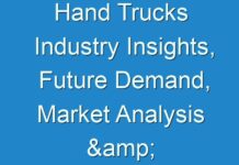 Hand Trucks Industry Insights, Future Demand, Market Analysis & Outlook to 2030