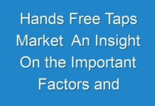 Hands Free Taps Market An Insight On the Important Factors and Trends Influencing the Market 2031