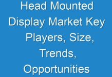 Head Mounted Display Market Key Players, Size, Trends, Opportunities and growth Analysis