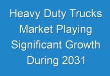 Heavy Duty Trucks Market Playing Significant Growth During 2031