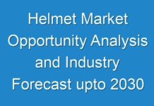 Helmet Market Opportunity Analysis and Industry Forecast upto 2030