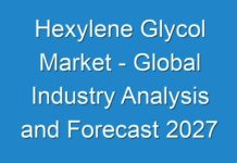 Hexylene Glycol Market – Global Industry Analysis and Forecast 2027