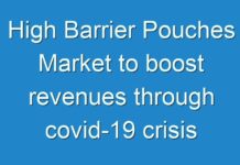 High Barrier Pouches Market to boost revenues through covid-19 crisis phase