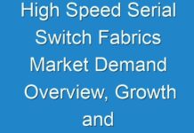 High Speed Serial Switch Fabrics Market Demand Overview, Growth and Revenue Status In Coronavirus Pandemic | Industry Future Scope To 2030