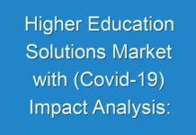 Higher Education Solutions Market with (Covid-19) Impact Analysis: Worldwide Key Industry Segments & Forecast, 2024 -2030
