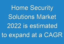 Home Security Solutions Market 2024 is estimated to expand at a CAGR of 19.7%
