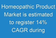 Homeopathic Product Market is estimated to register 14% CAGR during 2019-2027