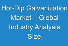 Hot-Dip Galvanization Market – Global Industry Analysis, Size, Share, Growth, Trends, and Forecast 2017 – 2025