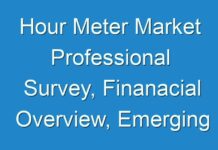 Hour Meter Market Professional Survey, Finanacial Overview, Emerging Applications 2027