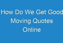 How Do We Get Good Moving Quotes Online