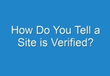 How Do You Tell a Site is Verified?