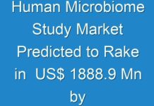 Human Microbiome Study Market Predicted to Rake in US$ 1888.9 Mn by 2026