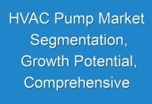 HVAC Pump Market Segmentation, Growth Potential, Comprehensive Analysis and Advancement towards 2027