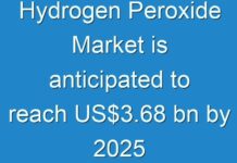 Hydrogen Peroxide Market is anticipated to reach US$3.68 bn by 2025