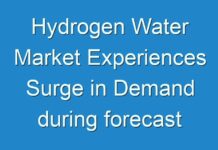 Hydrogen Water Market Experiences Surge in Demand during forecast period of 2019 to 2027