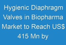 Hygienic Diaphragm Valves in Biopharma Market to Reach US$ 415 Mn by 2030
