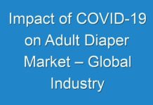 Impact of COVID-19 on Adult Diaper Market – Global Industry Analysis, Size, Share, Trends, Growth and Forecast 2027