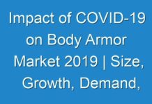 Impact of COVID-19 on Body Armor Market 2019 | Size, Growth, Demand, Opportunities & Forecast To 2027