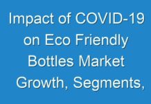 Impact of COVID-19 on Eco Friendly Bottles Market Growth, Segments, Size, Industry Analysis and Opportunities 2024