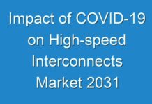 Impact of COVID-19 on High-speed Interconnects Market 2031