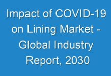 Impact of COVID-19 on Lining Market – Global Industry Report, 2030
