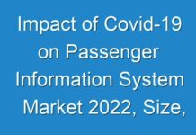 Impact of Covid-19 on Passenger Information System Market 2024, Size, Share, Global Industry Analysis, Top Manufacturers, Shares, Growth Opportunities, Statistics & Forecast to 2030