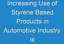 Increasing Use of Styrene Based Products in Automotive Industry is expected to Spur Alpha-Methylstyrene Market
