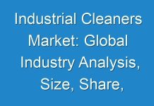 Industrial Cleaners Market: Global Industry Analysis, Size, Share, Growth, Trends and Forecast 2024 – 2030