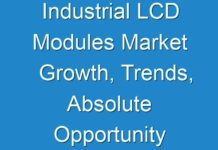 Industrial LCD Modules Market Growth, Trends, Absolute Opportunity and Value Chain 2018-2028