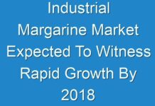 Industrial Margarine Market Expected To Witness Rapid Growth By 2018 To 2028, Fact.MR Estimate