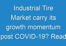 Industrial Tire Market carry its growth momentum post COVID-19? Read more to know