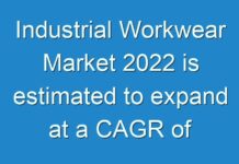 Industrial Workwear Market 2024 is estimated to expand at a CAGR of 6.5%
