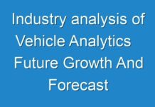 Industry analysis of Vehicle Analytics Future Growth And Forecast With Significant Players 2017 – 2025