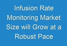 Infusion Rate Monitoring Market Size will Grow at a Robust Pace through 2030