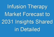 Infusion Therapy Market Forecast to 2031 Insights Shared in Detailed Report