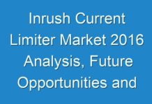 Inrush Current Limiter Market 2016 Analysis, Future Opportunities and Market Forecast To 2024