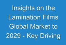 Insights on the Lamination Films Global Market to 2029 – Key Driving Factors and Challenges