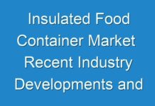 Insulated Food Container Market Recent Industry Developments and Growth Strategies Adopted by Players 2031