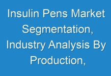 Insulin Pens Market Segmentation, Industry Analysis By Production, Consumption, Revenue And Growth Rate By 2027