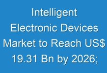 Intelligent Electronic Devices Market to Reach US$ 19.31 Bn by 2026; COVID-19 Pandemic Set to Drop Sales