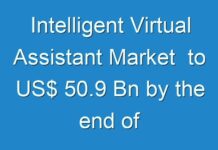 Intelligent Virtual Assistant Market to US$ 50.9 Bn by the end of 2030.